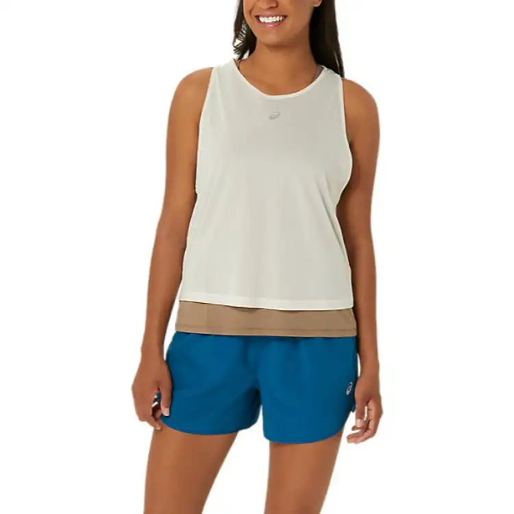 Asics NAGINO RUN Tank Top Women's 2 Pack Oat/Pepper