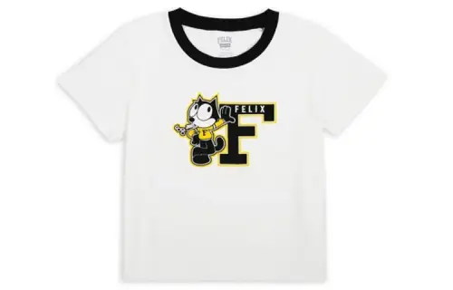 Levis x Felix The Cat Regular T Shirt Women's White