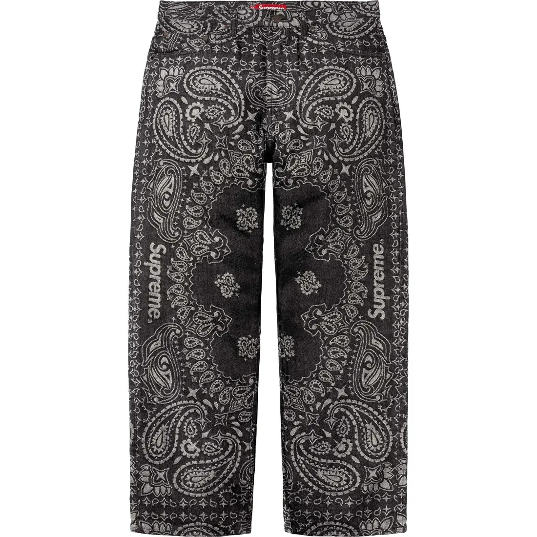 Supreme Bandana Jacquard Baggy Jean