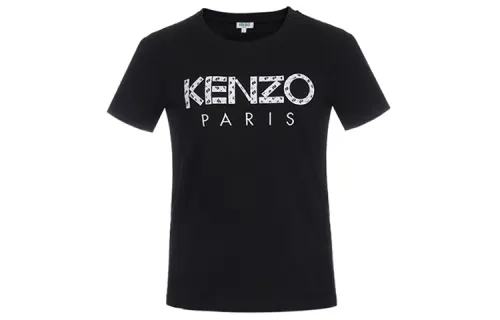 KENZO T Shirts Women's Black Crew Neck Moderate