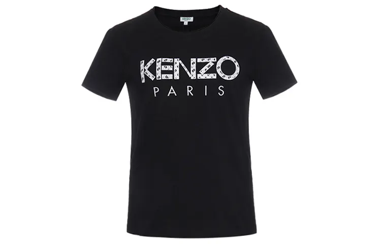 KENZO T Shirts Women's Black Crew Neck Moderate