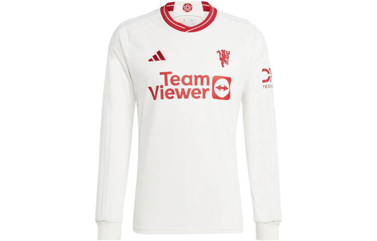 Adidas Manchester United Soccer Jerseys Men’s White Moderate Straight Fit