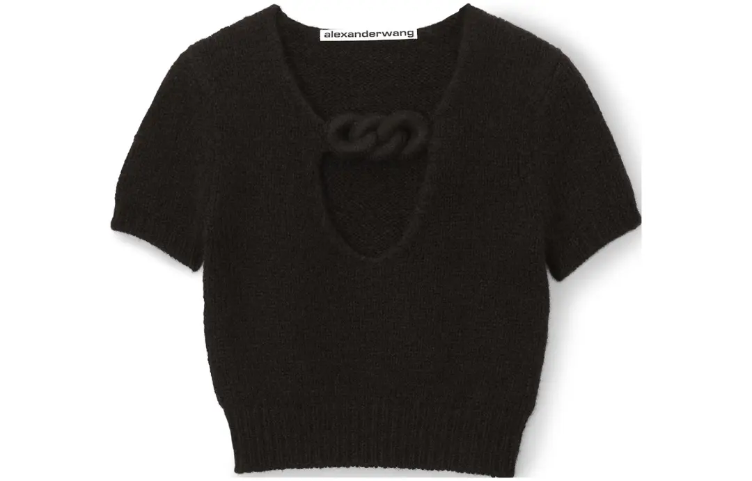 Alexander Wang Circle Cut Out Knit Top