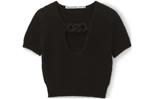 Alexander Wang Circle Cut Out Knit Top