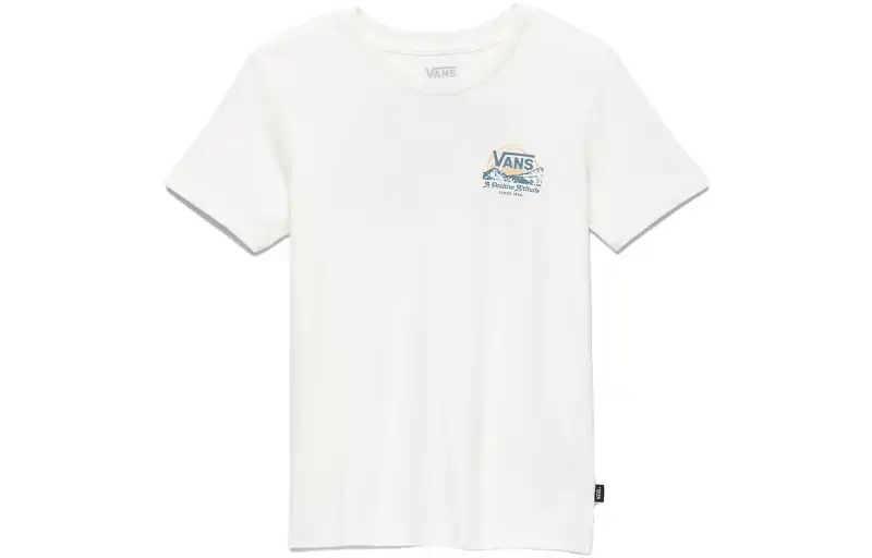 Vans Positive Altitude T Shirts Women's White Crew Neck Moderate Other