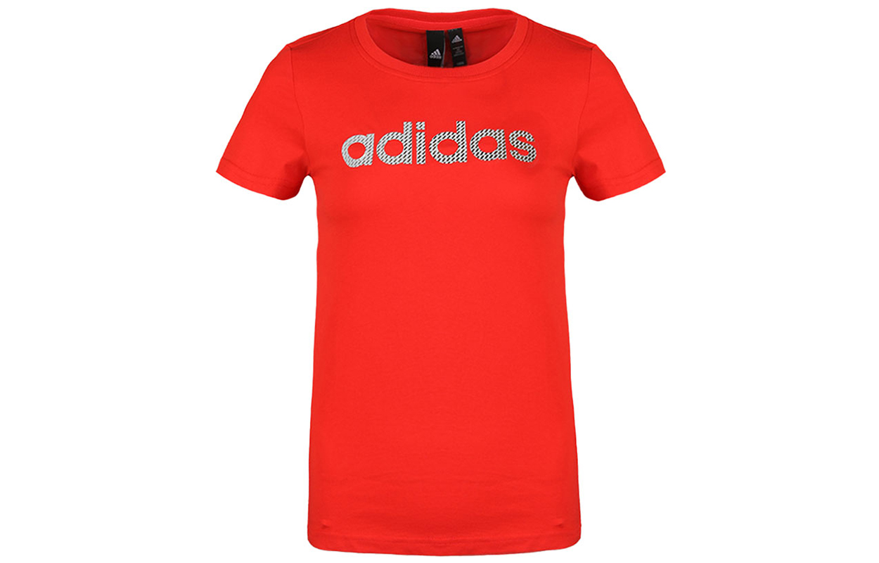 Женская футболка adidas Logo (красная)