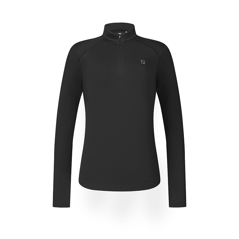 Женская футболка Fila Explore Half-Zip (черная)