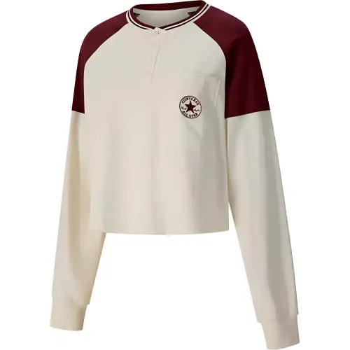 Converse Raglan Sleeve T Shirt Women's Apricot