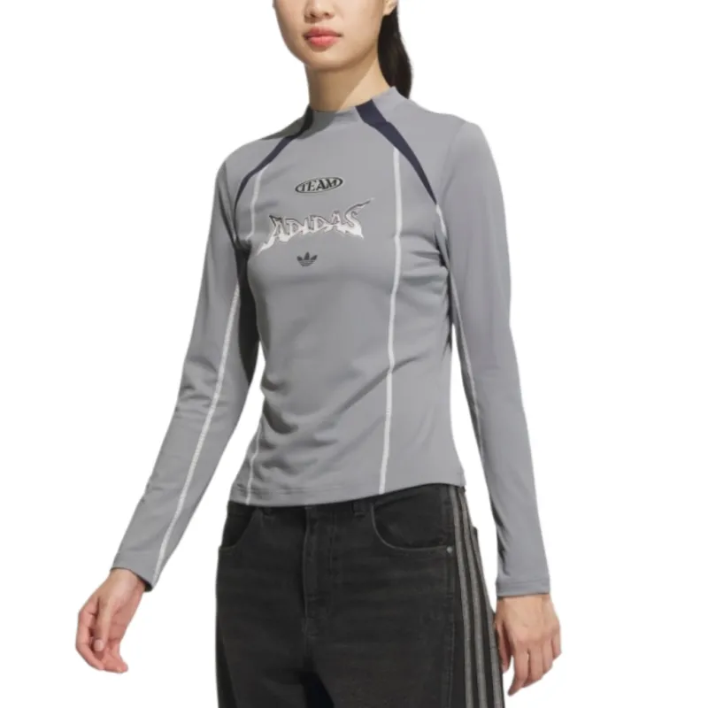 Adidas Originals T Shirt Women's Gray