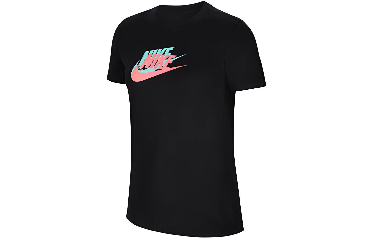 Женская футболка Nike (черная)