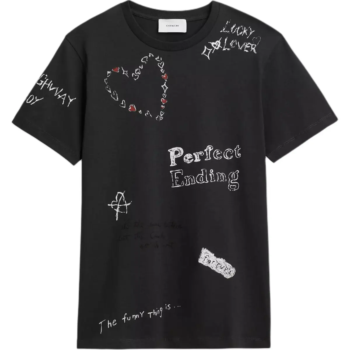 COACH Regular T Shirt Women's Black