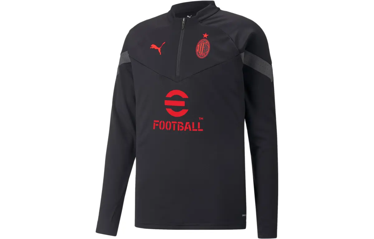 PUMA AC Milan Soccer Jerseys Men's Black Moderate