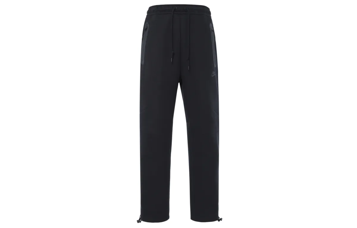 Nike Casual Pants Men's Black Moderate Straight Fit Pants