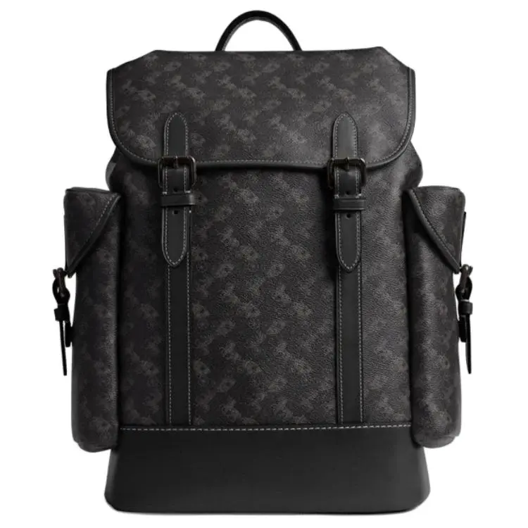 COACH Hitch Coated Canvas Backpacks Large Men's Black
