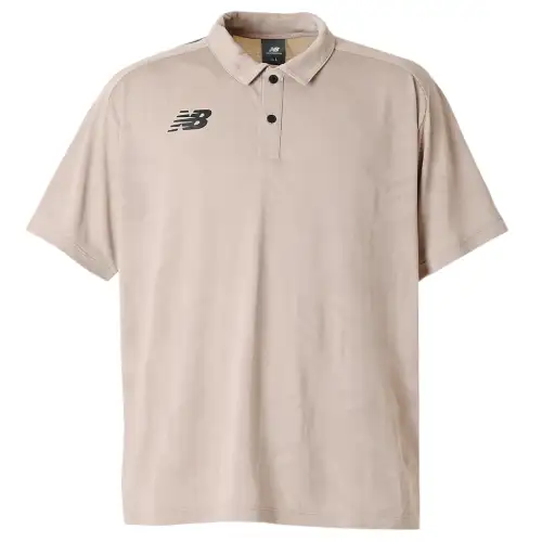 New Balance Black Out Polo Shirt Men's Gray