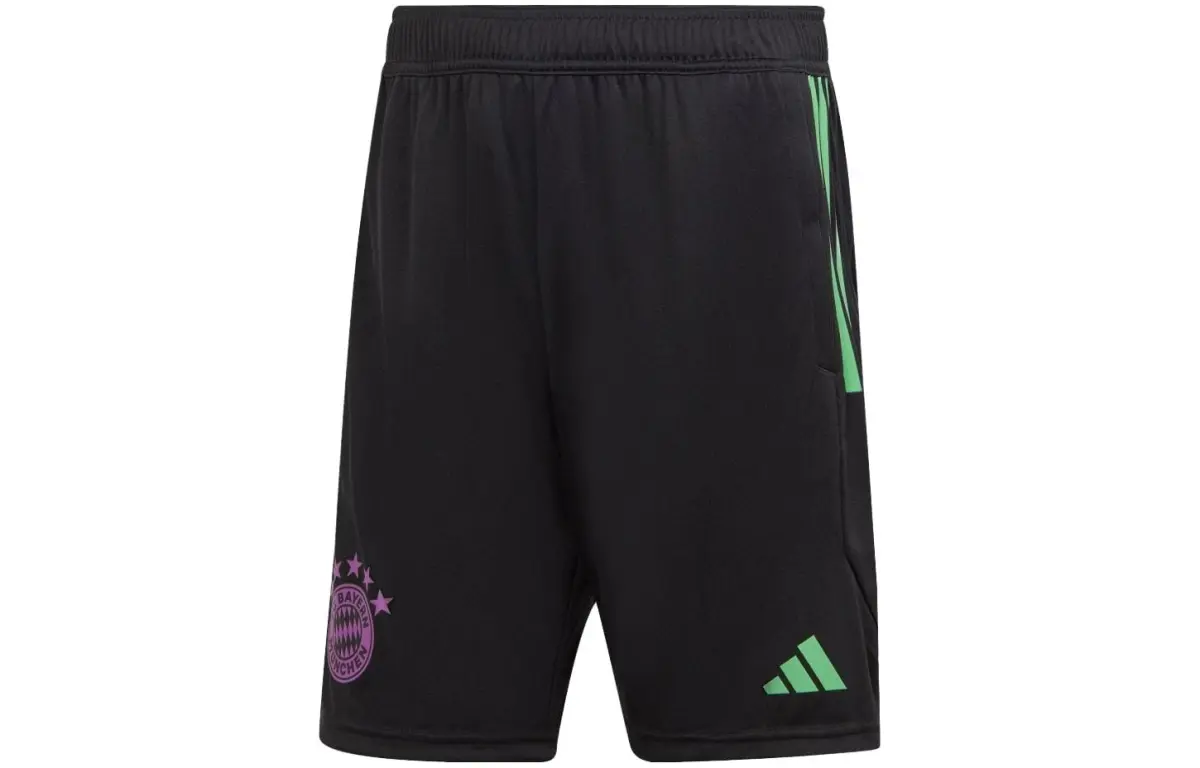 Adidas Bayern Munich Black Soccer Bottoms Men's Black Moderate A-line