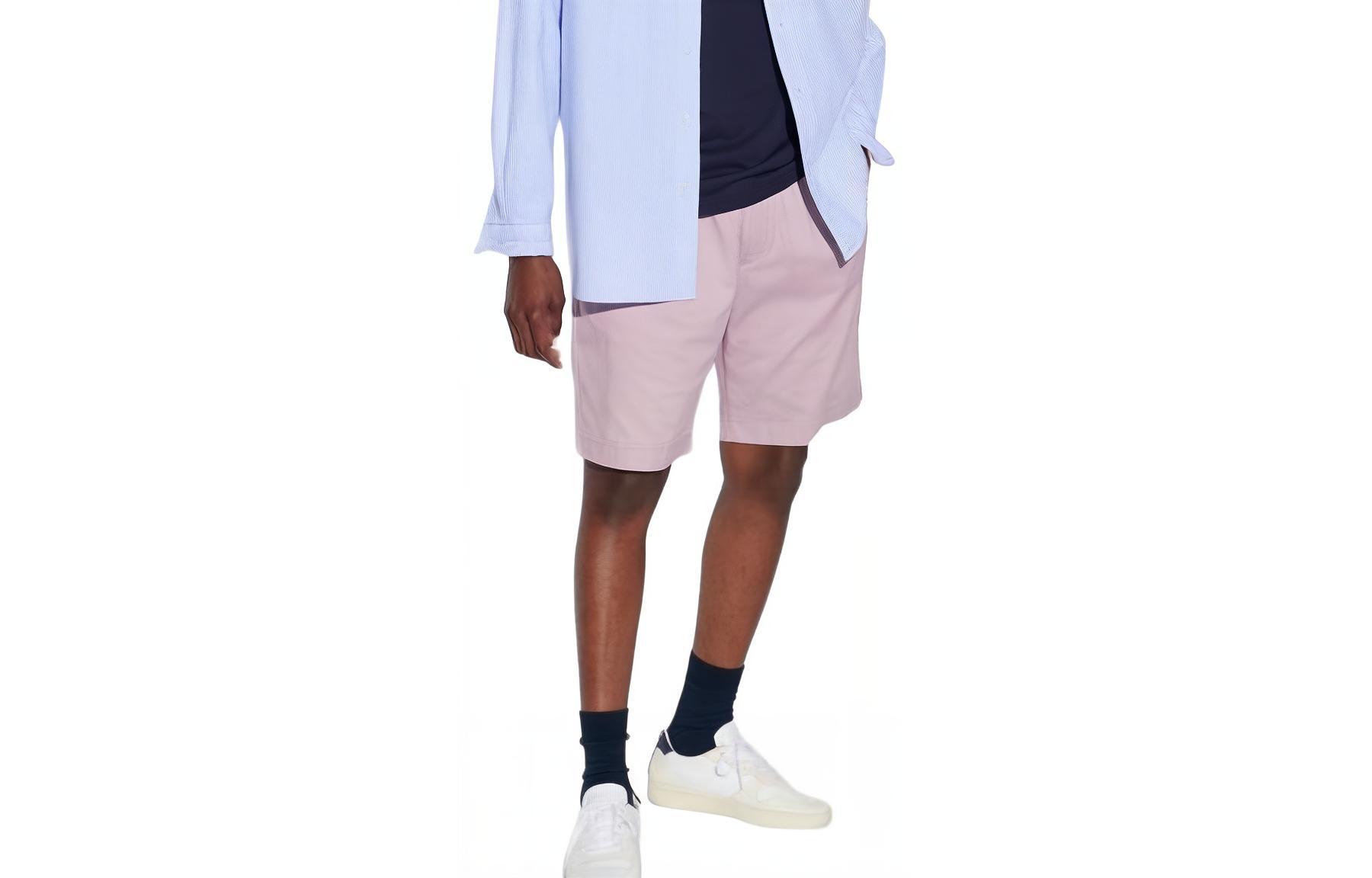 UNIQLO Casual Shorts Unisex Pastel Pink