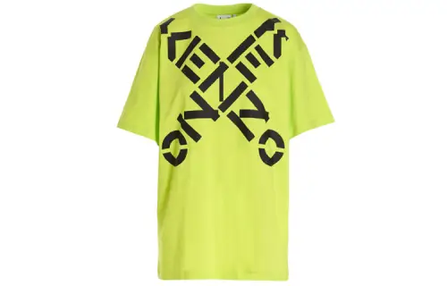 KENZO T Shirts Women's Green Crew Neck Moderate