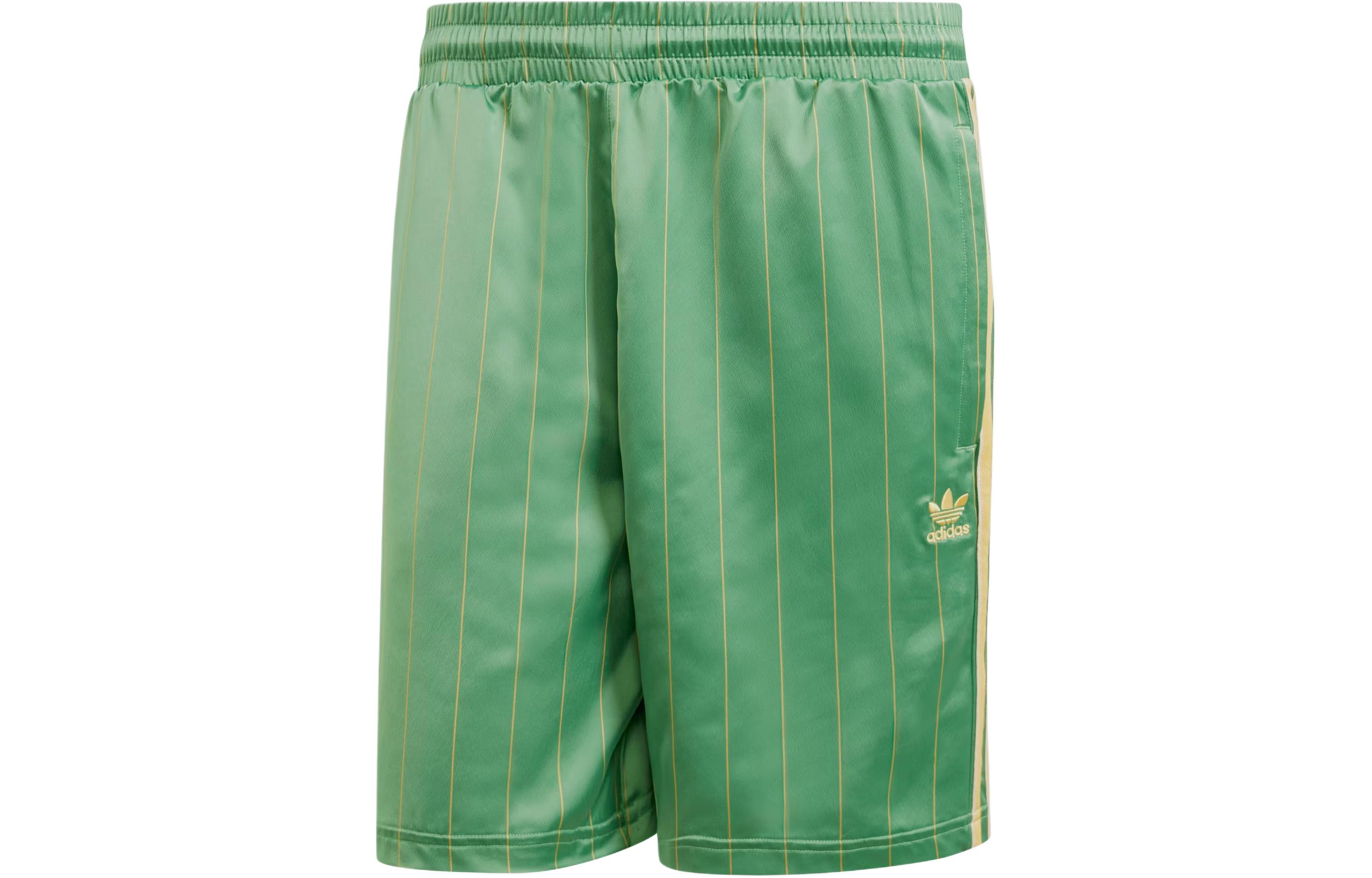 Adidas Originals Pinstripe Sprinter Shorts Running Shorts Men's Green