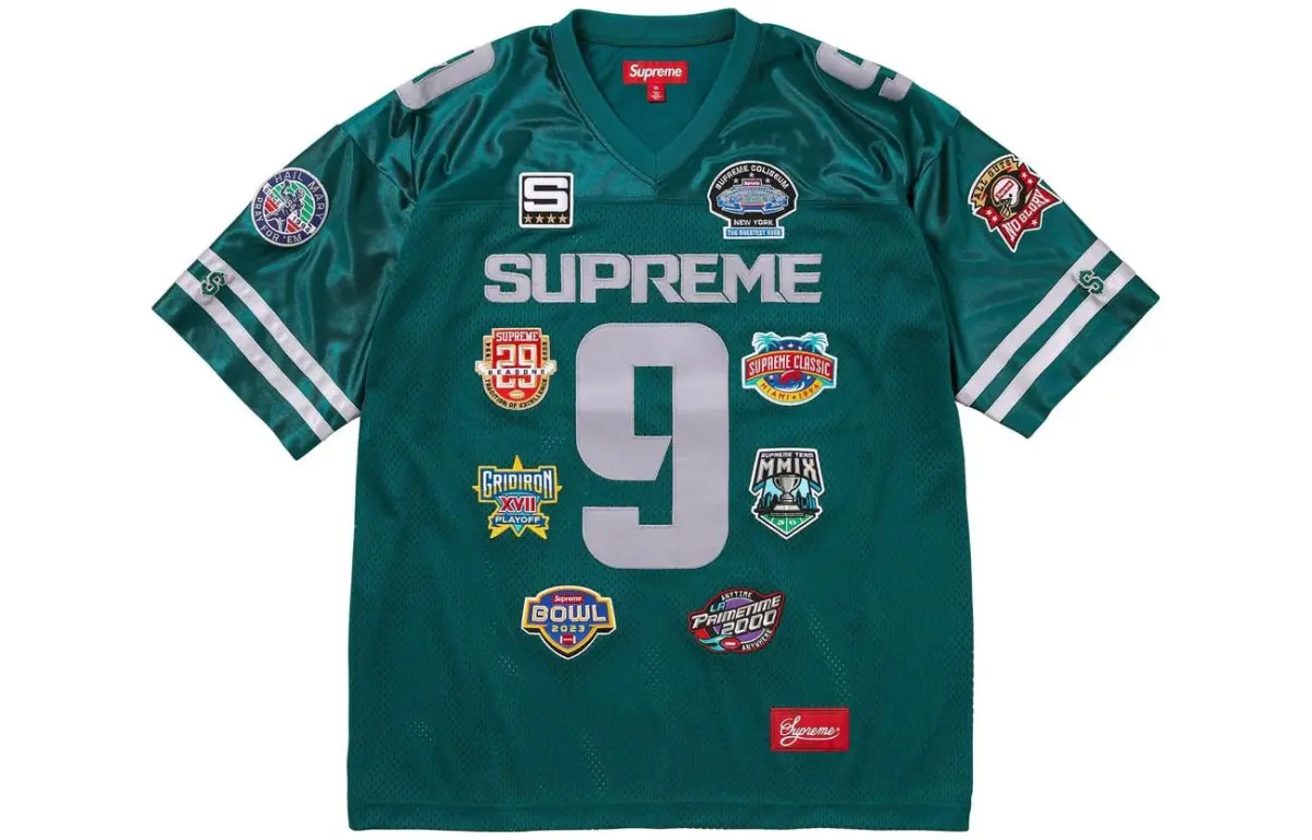 Supreme Championships Embroidered Football Jersey
