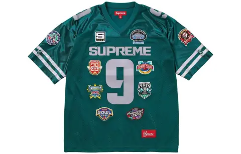 Supreme Championships Embroidered Football Jersey
