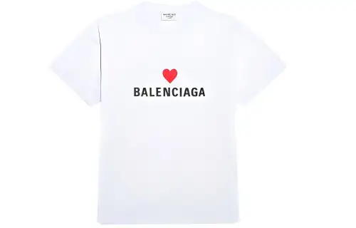 Balenciaga T Shirts Women's White Crew Neck Moderate