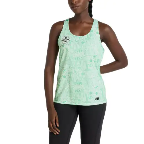 New Balance RBC Brooklyn Tank Top Women's Green Print