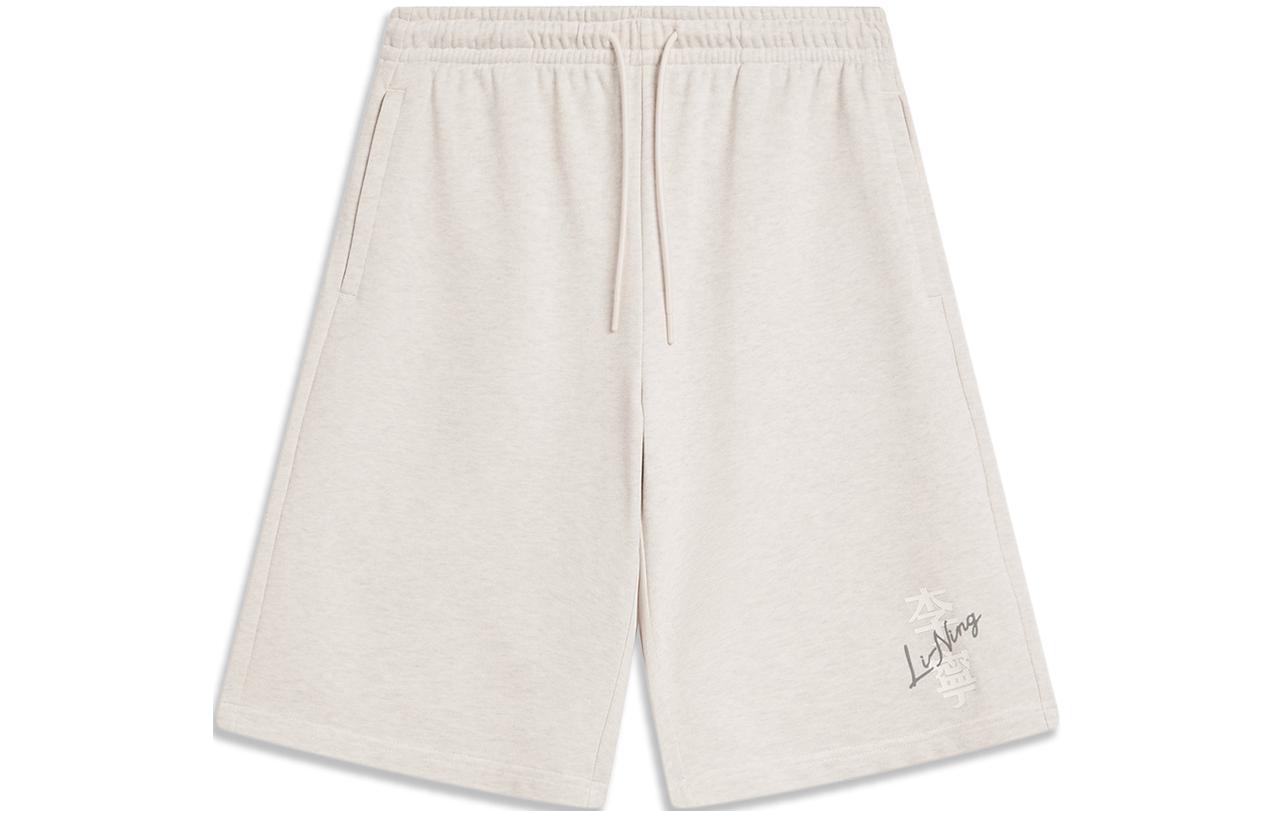 Li Ning Sports Life Collection Sports Shorts Men’s Heather Gray Tile Gray