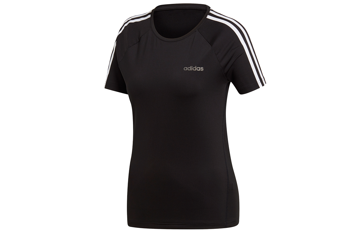 Женская футболка adidas D2m 3s Tee (черная)