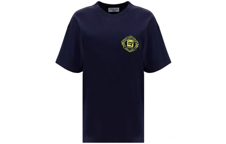 Balenciaga FW21 T Shirt Women's Marine Blue