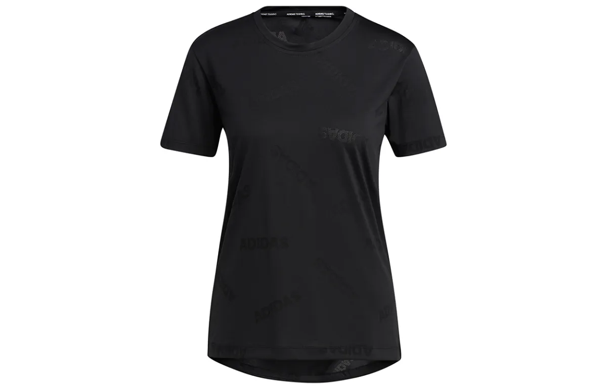 Adidas AEROKNIT T Shirt Women's Black