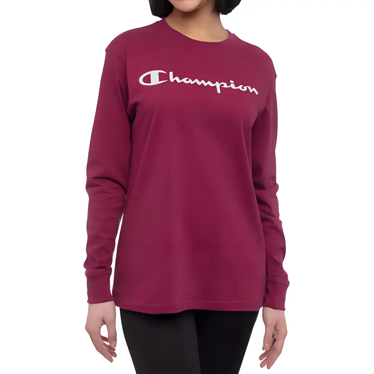Champion T Shirt Women's Burgundy