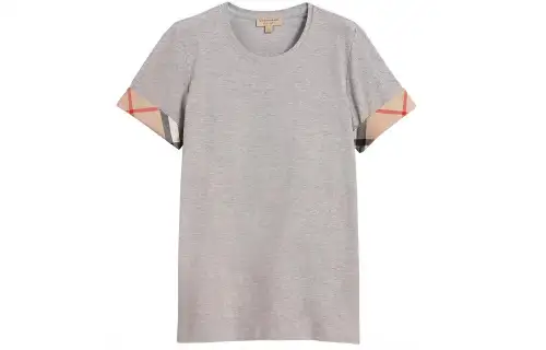 Burberry Regular T Shirt Women's Gray
