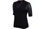 Nike T Shirts Women's Black Crew Neck Moderate Straight Fit