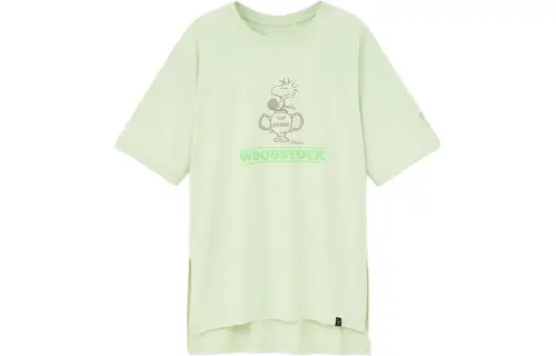 UNIQLO Drop Shoulder Sleeve T Shirt Women's Green