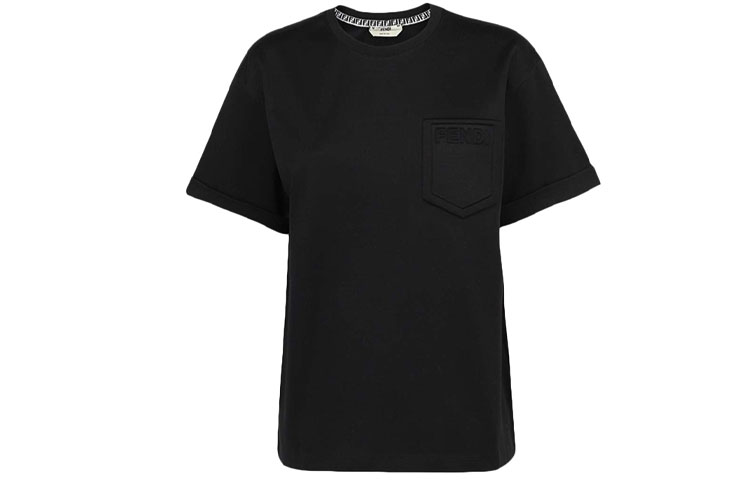 Женская футболка Fendi Logo T (белая)