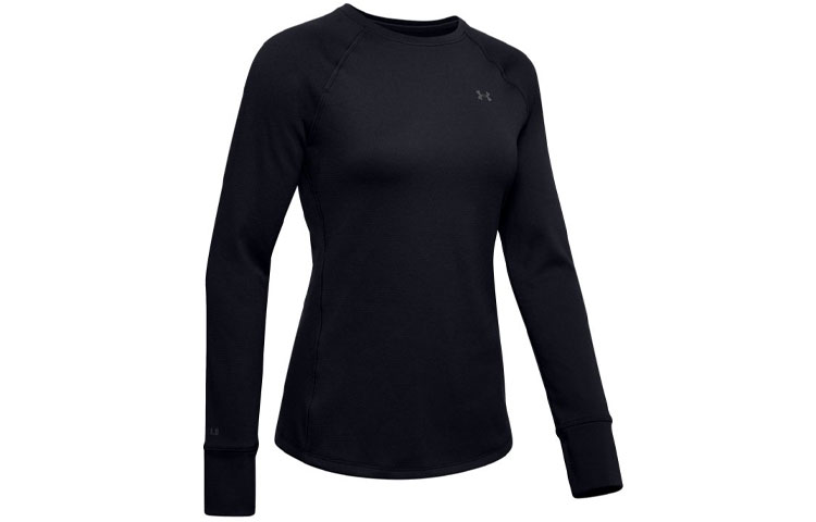 Женская футболка Under Armour ColdGear (черная)