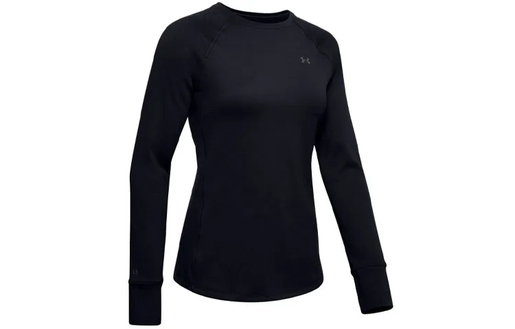Under Armour ColdGear Raglan Sleeve T Shirt Women's Black