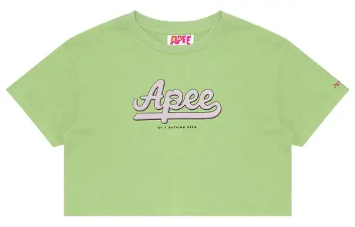 A BATHING APE T Shirts Women's Crew Neck Moderate Straight Fit