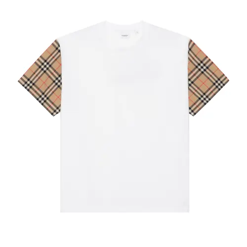 【Final Sale】Vintage Check-sleeve T-shirt