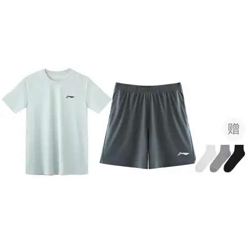 Li Ning Casual Sportswear Men's Crew Neck Moderate