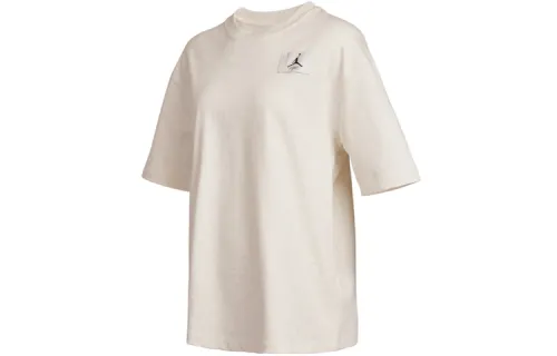 Jordan ESSENTIALS Drop Shoulder Sleeve T Shirt Women's Coconut Milk
