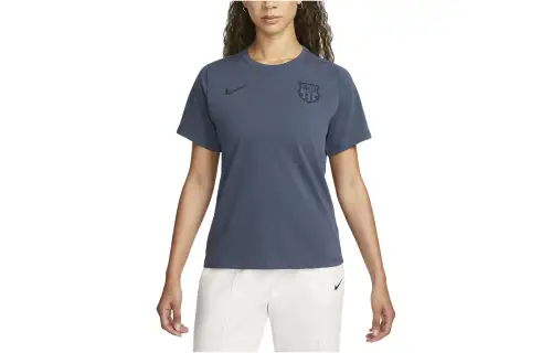 Nike T Shirts Women's Thunder Blue Crew Neck Moderate Other