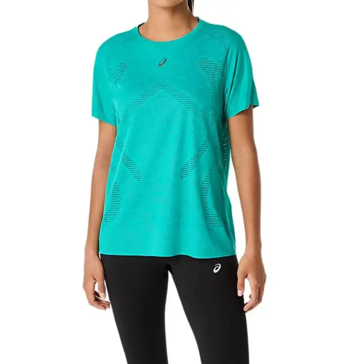 ASICS Metarun Raglan Sleeve T Shirt Women's Green