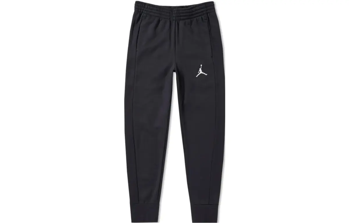 Jordan Flight Sports Pants Men's Black Moderate Cuffed Pants