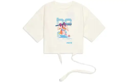 Li Ning Li Ning X League Of Legends, Swimming Pool Party, Collaboration Collection China Drop Shoulder Sleeve T Shirt