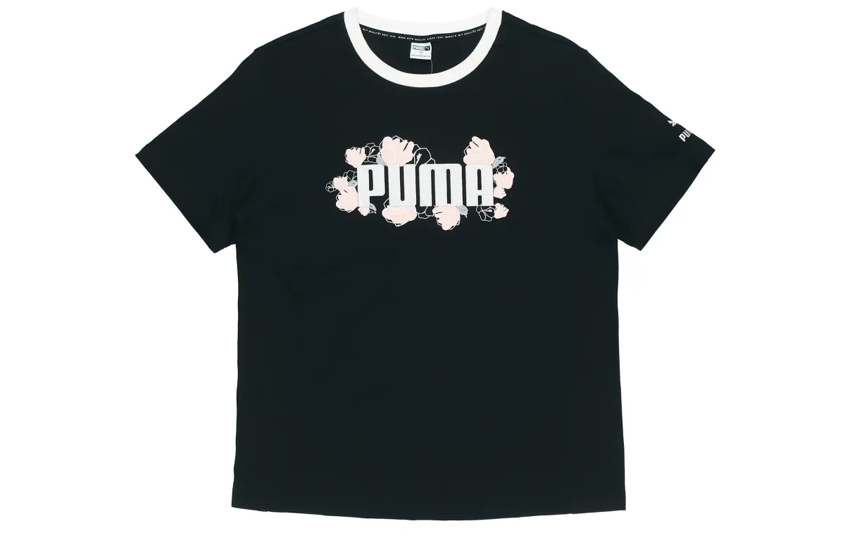 PUMA Set in Sleeve T Shirt Women's Black