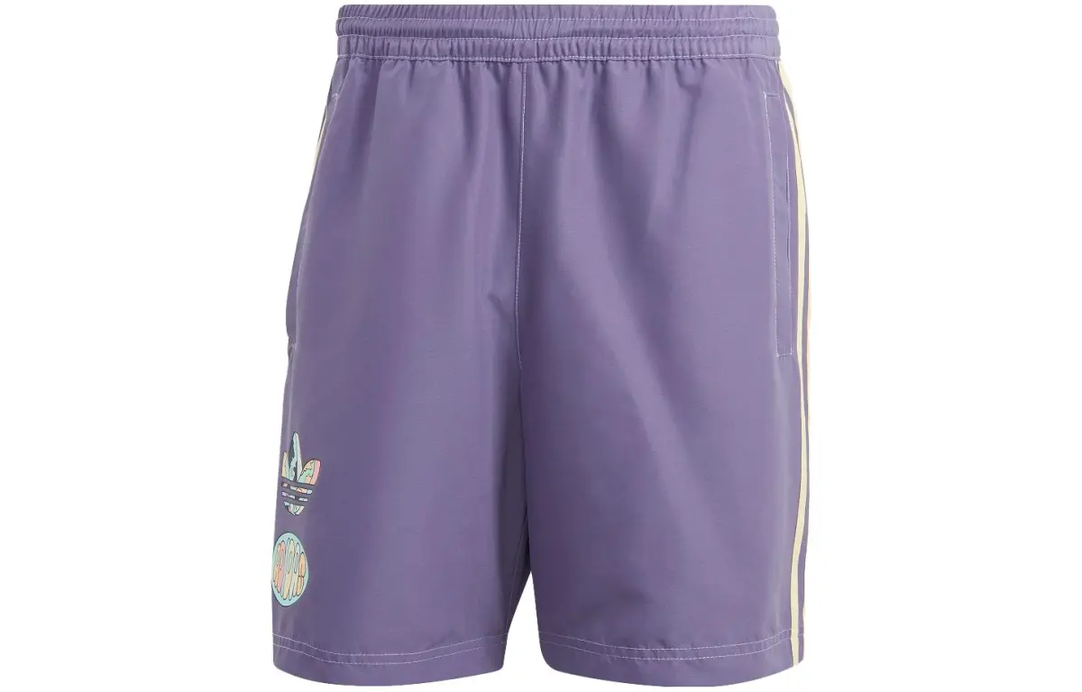 Adidas Originals ENJOY POLY Sports Shorts Men's Technology Purple Moderate
