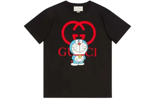 GUCCI x Doraemon T Shirt Women's Black