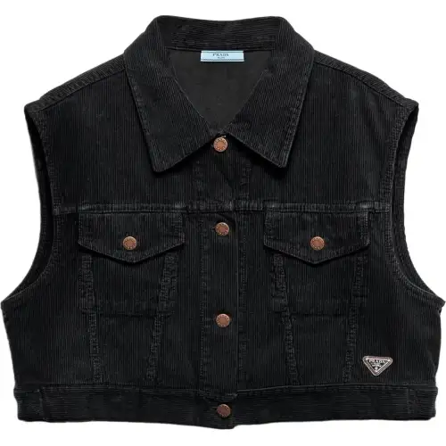 PRADA Corduroy Denim Vest